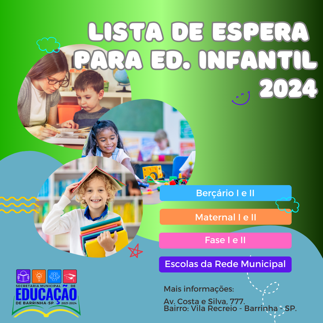 You are currently viewing Lista de Espera para Educação Infantil na Rede Municipal de Ensino – 2024